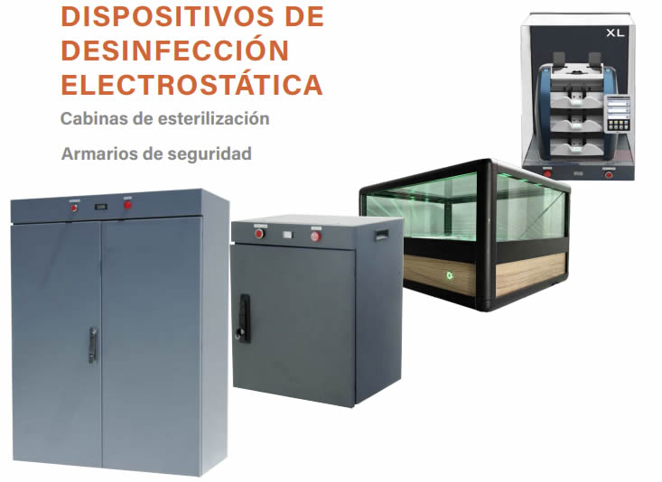 cabinas desinfección DESINFECCIÓN ELECTROSTÁTICA